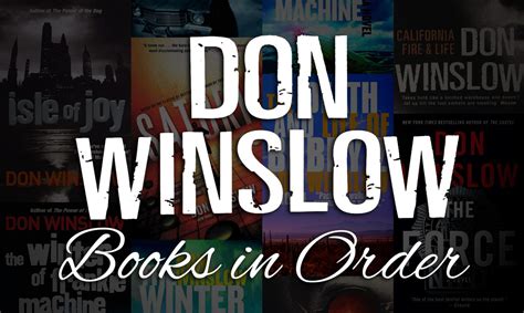 don winslow books in order goodreads